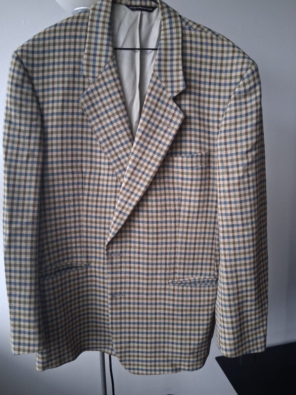 Samuelsohn Men's Blazer - 100% Italian Wool - Size 46 Regular